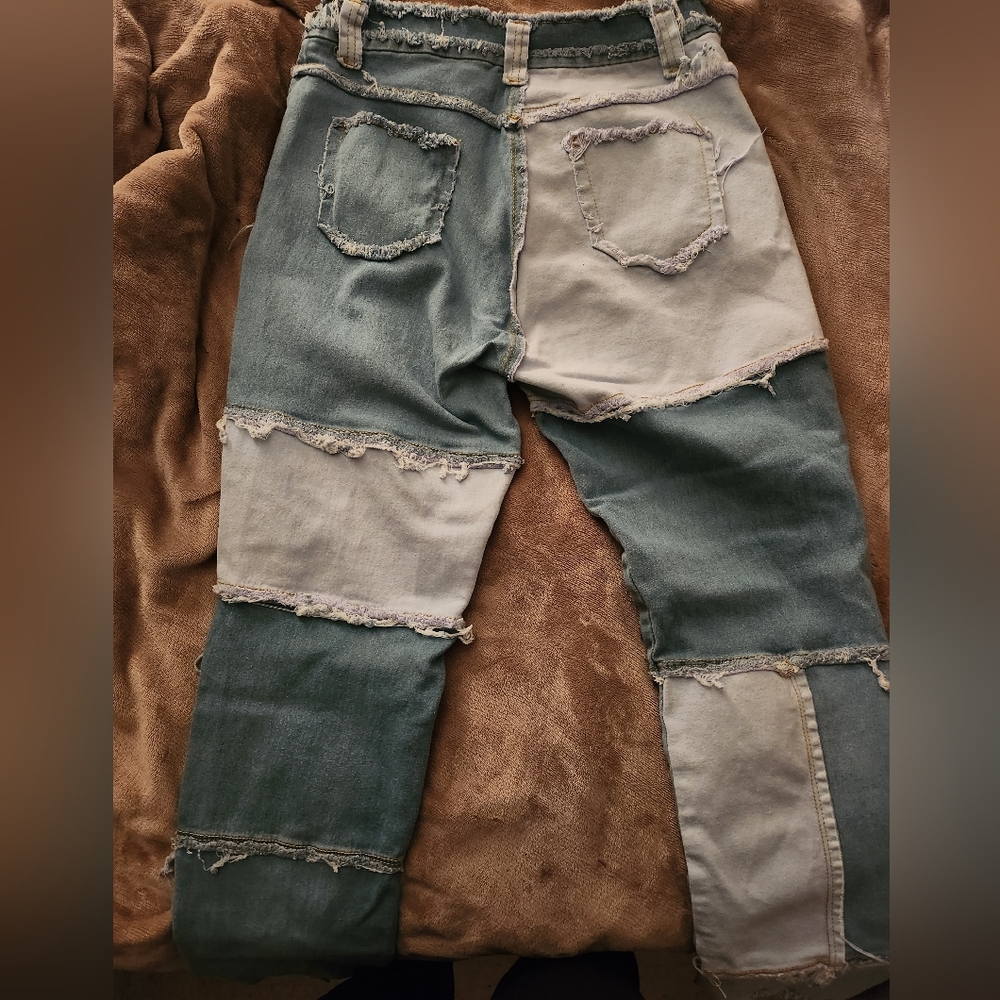 Multi patch jeans Large - Picture 2 of 3
